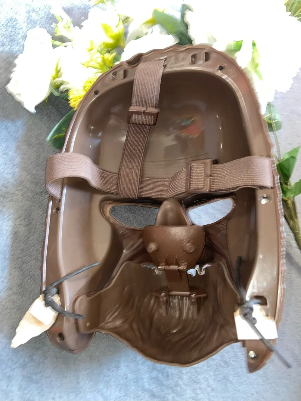 STAR WARS Movie Roaring Chewbacca Wookiee Sounds Mask, Funny GRAAAAWR Noises 5+